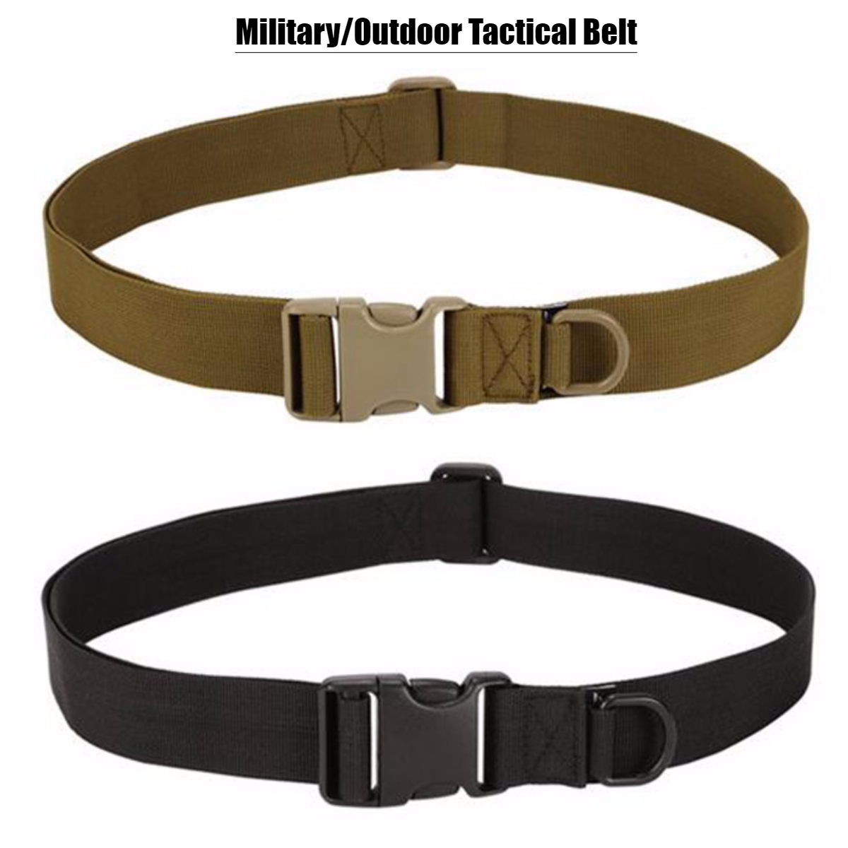 Military/Outdoor Non Metallic Tactical Belt