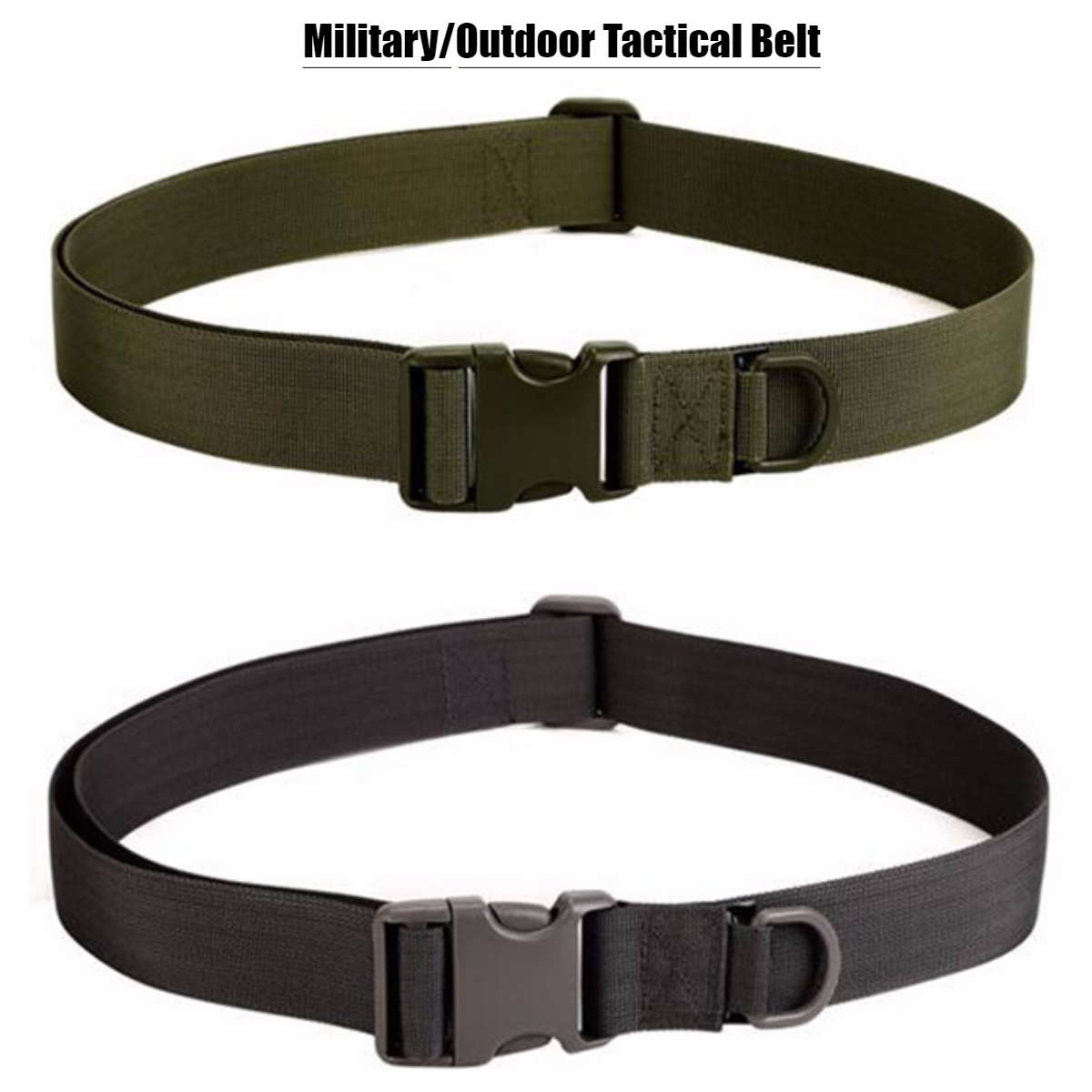 Military/Outdoor Non Metallic Tactical Belt