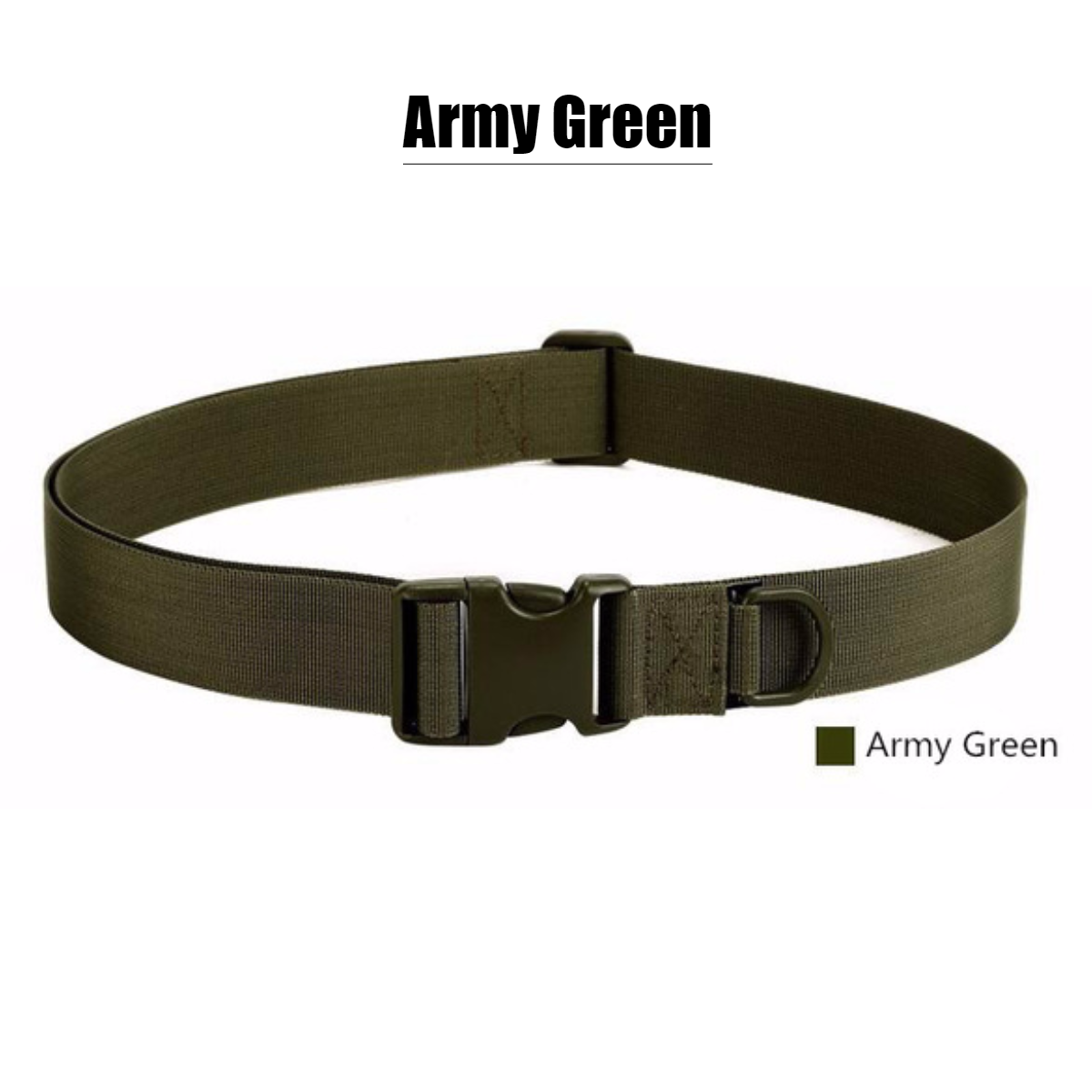 Military/Outdoor Non Metallic Tactical Belt